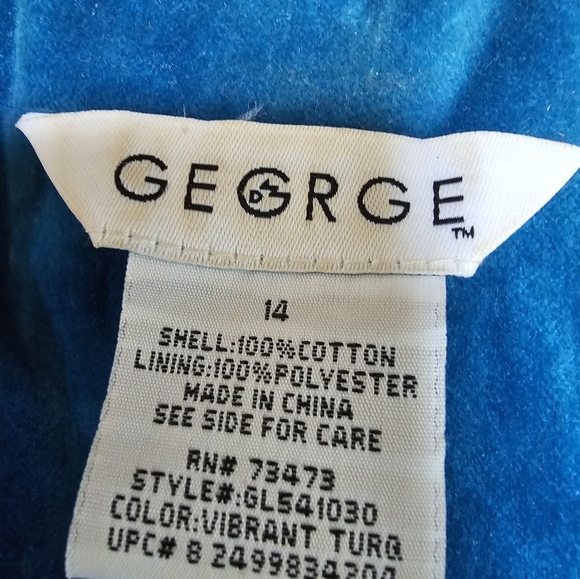 GEORGE button up velvet jacket - Picture 4 of 6